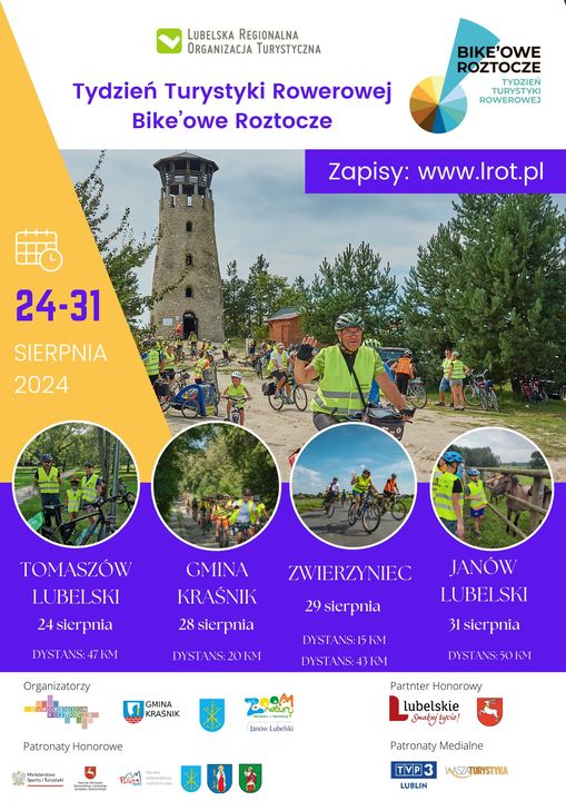 Tydzień Turystyki Rowerowej – Bike’owe Roztocze!